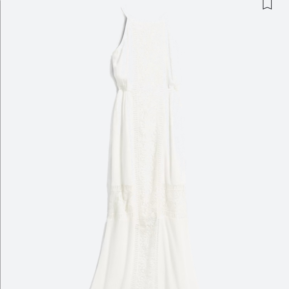 Skies Are Blue Kinsey Crochet Detail Maxi Dress.